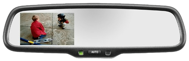 rear view mirror with back up camera
